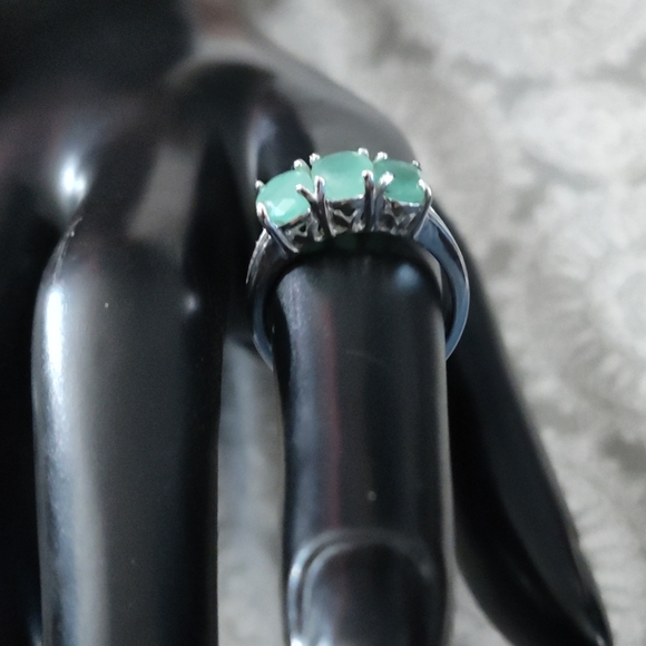 Zambian Emerald ring size 7